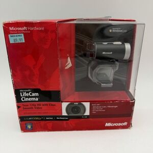 Microsoft Life Cam Cinema‎ H5D00001 (5MP Webcam) Factory Sealed Model 1393